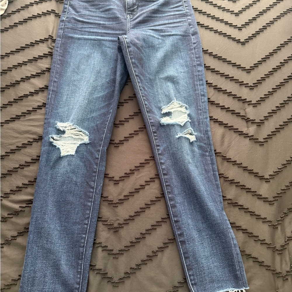 American Eagle Outfitters Ripped high-rise Jeggings